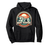 Mount Rushmore South Dakota Souvenir Memorabilia Vintage Sun Pullover Hoodie