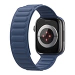 Dux Ducis BL Series - Apple Watch 9/8/7/6/5/4/3/2/1/SE - 41/40/38mm - Magnetisk twill armband - Blå