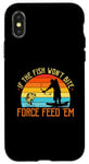 Coque pour iPhone X/XS Bowfishing Force Feed Them, pêcheur, arc et flèche