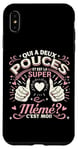 Coque pour iPhone XS Max Une Super Mémé Idée Cadeau Anniversaire Mamie Mémé