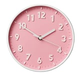 AMARE Horloge Murale scandinave Luna 20,3 cm Rose Pastel