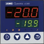 Quantrol LC300 Régulateur de température l, j, t, k, e, n, s, r, Pt100, Pt1000, kty Relais 3 a (l x l x h) 80 x 96 - Jumo