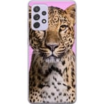 Samsung Galaxy A52s 5G Läpinäkyvä Puhelinkotelo Leopard