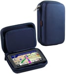 Navitech Blue Hard GPS Carry Case For The TomTom Rider 500 4.3 Inch Sat Nav