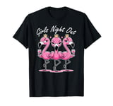 Cute Pink Flamingos Girls Night Out for Friends Flamingo T-Shirt