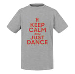 T-Shirt Enfant Keep Calm And Just Dance Parodie Angleterre Danse