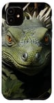 Coque pour iPhone 11 Motif camouflage feuilles d'iguane