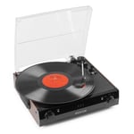 Fenton RP102B skivspelare med Bluetooth, högtalare och mp3-inspelning - Svart / trä, Vinylspelare med inspelningsfunktion och Bluetooth