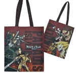 Popbuddies - Attack on Titan : The Final Season - Paradis Island vs. Marley - Tote Bag/Sac fourre-tout - 35 x 40 cm - 100% coton - original et sous licence