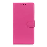 Nokia G50 Litchi Kunstskinn Flip Deksel med Lommebok - Rosa