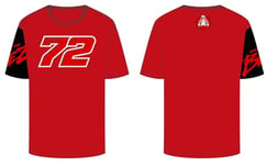 VR/46 RIDERS ACADEMY Marco Bezzecchi T-Shirt,Man,Rouge,M