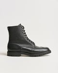 Crockett & Jones Islay Scotch Grain Vibram Boot Black Calf