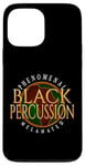 Coque pour iPhone 13 Pro Max Percussion noire phénoménale mélanée