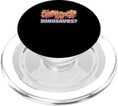 Paléontologue Dinosaure en peluche Fan de paléontologie PopSockets PopGrip pour MagSafe