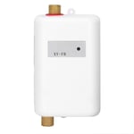 Tarente White Mini Tankless Instant Hot Water Heater Bathroom Kitchen Washing for Hot and Cold Dual-use(UK 220V 3000W)