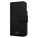 Black Rock - Case 360 degree flip case 2-in-1 wallet suitable for Apple iPhone 13 Mini I mobile phone case, magnetic closure, card slots (black)