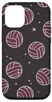 Coque pour iPhone 13 Volleyballballon-rose esthétique femmes filles