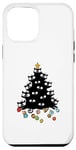 Coque pour iPhone 12 Pro Max Arbre à chat pour chats de Noël