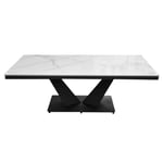 Sintered Stone Top Coffee Table Living Room Furniture Kasgold White Table Top