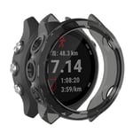 Garmin Forerunner 245 / 245 Music hållbart genomskinligt fodral - Genomskinlig Svart Svart