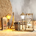 Sandglass Ornament Brush Teeth Clock Sand Timer Night Light Hourglass Timer