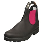 Blundstone 2208 Womens Black Fuchsia Chelsea Boots - 8 UK