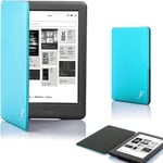 Coque Pour Kobo Glo Hd Ereader (N437-Ku-Bk-K-Ep) Étui Housse Coque Case Cover - Mince Leger & Protection Complète - Smart Auto Reveil Sommeil - Bleu Ciel[COM300519]