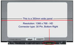 REPLACEMENT HP COMPAQ PROBOOK 455 G6 15.6" LED HD LAPTOP SCREEN DISPLAY PANEL