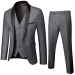 (Veste+Pantalon+Gilet)Costume Homme 3 Pièces Grande Taille En Slim Fit Grande Vêtements Masculin Fbc144