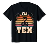 Youth Snake 10 Year Old Birthday Boy Girl 10th Snake Birthday T-Shirt