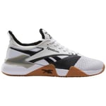 Reebok Unisex Nano Court Training Shoes, White/Black/GREY1, 9.5 UK