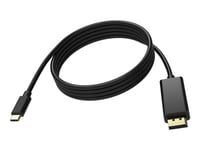 Vision - Adapterkabel - 24 Pin Usb-C (Hann) Til Displayport (Hann) - Usb 3.1/ Usb 3.2 - 2 M - 8K 60Hz Støtte - Svart