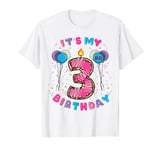 Its My 3rd Birthday Donut Kids Birthday T-Shirt