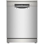 Bosch SMS4EMI06G Series 4, Free-Standing Dishwasher, B Energy Rated, 60 cm, 14 Place Settings, 9 Litre, ExtraDry, Silence Plus 42dB Quiet,Rackmatic Adjustable Basket, Silver Inox