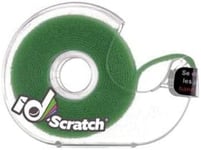 ID-SCRATCH - Bande Auto-Agrippante Prédécoupée, Vert, 2m/2cm