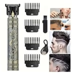 Professional Mens Hair Clippers Trimmer Machine Cordless Beard Electric bronze1