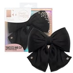 Invisibobble Pince A Cheveux Avec Un Gros Noeud Noir Waver X1 - Barettes Cheveux Fille Édition Limitée - Pince Cheveux Femme Avec Forte Tenue - Bijoux Cheveux