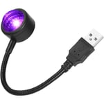 Jusch - Lampe de Toit usb pour Voiture, Mini Lumière Voiture Intérieur Romantique usb led avec 4 Couleurs et 9 Modes Réglable, Plug et Play Lampe usb