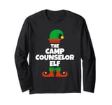 I'm The Camp Counselor Elf Family Pajama Christmas Funny Long Sleeve T-Shirt