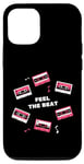 Coque pour iPhone 15 Pro Feel the Beat Music Lover Cassette Vintage Cadeau Homme Femme