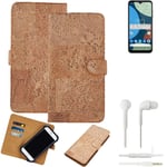 FOR Fairphone 4 SMARTPHONE CASE COVER WALLETCASE CORK