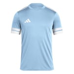 adidas Men's SQUADRA25 Jersey Short Sleeve, Team Light Blue/White, 3XL