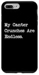 Coque pour iPhone 7 Plus/8 Plus My Canter Crunches Are Endless Funny Equestrian Snack Humour