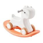 VEVOR Cheval à Bascule 3 en 1 pour Les Enfants de 1 à 3 Ans, Jouet à Bascule avec Planche d'équilibre Amovible et 4 Roues Lisses, en PEHD, capacité de Charge 36 kg, oscillant à 40°, pour bébés, Rouge