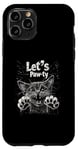 iPhone 11 Pro Let’s Paw-ty Cat Graphic Fun Party Cat Design for Pet Lovers Case