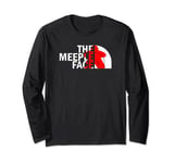 The Meeple Face, Board Game Lovers, Funny Board Game Things Long Sleeve T-Shirt