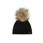 Eisbär Nelia Lux Mü Bonnet pour Femme Taille Unique Noir/Marron