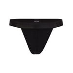 Slip Tanga Classic Hom en coton et modal noir