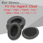 Pour Vol VolS  Oreillettes Pour Casque De Jeu Hyperx Cloud Alpha - Core - Stinger - Flight-flight-silver-x