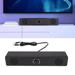 E 350TS Computer Speaker 3.5mm Input USB Powered Wired Computer Soundbar UK MPF